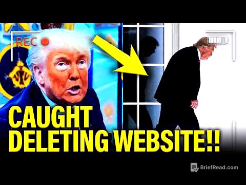 Trump PANICS and STARTS DELETING DOJ WEBSITE!!