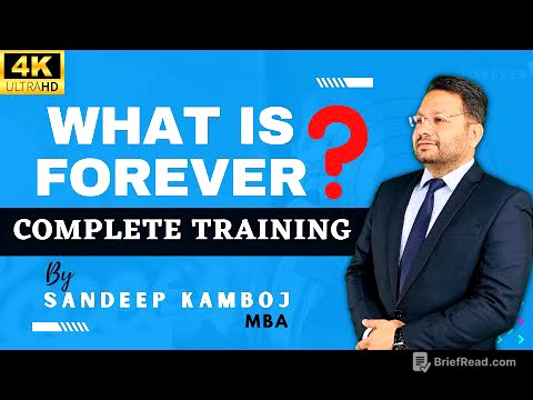 WHAT IS FOREVER ?| FOREVER LIVING PRODUCTS KYA HAI | COMPLETE TRAINING BY SANDEEP KAMBOJ | #flp #4k