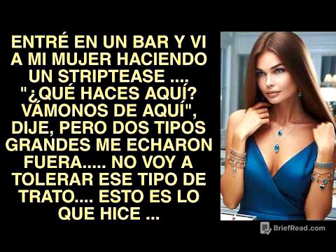 Entré En Un Bar Y Vi A Mi Mujer Haciendo Un Striptease      ¿Qué Haces Aquí Vámonos De Aquí