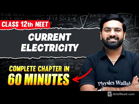 CURRENT ELECTRICITY in 60 Minutes | FULL Chapter For NEET | PhysicsWallah