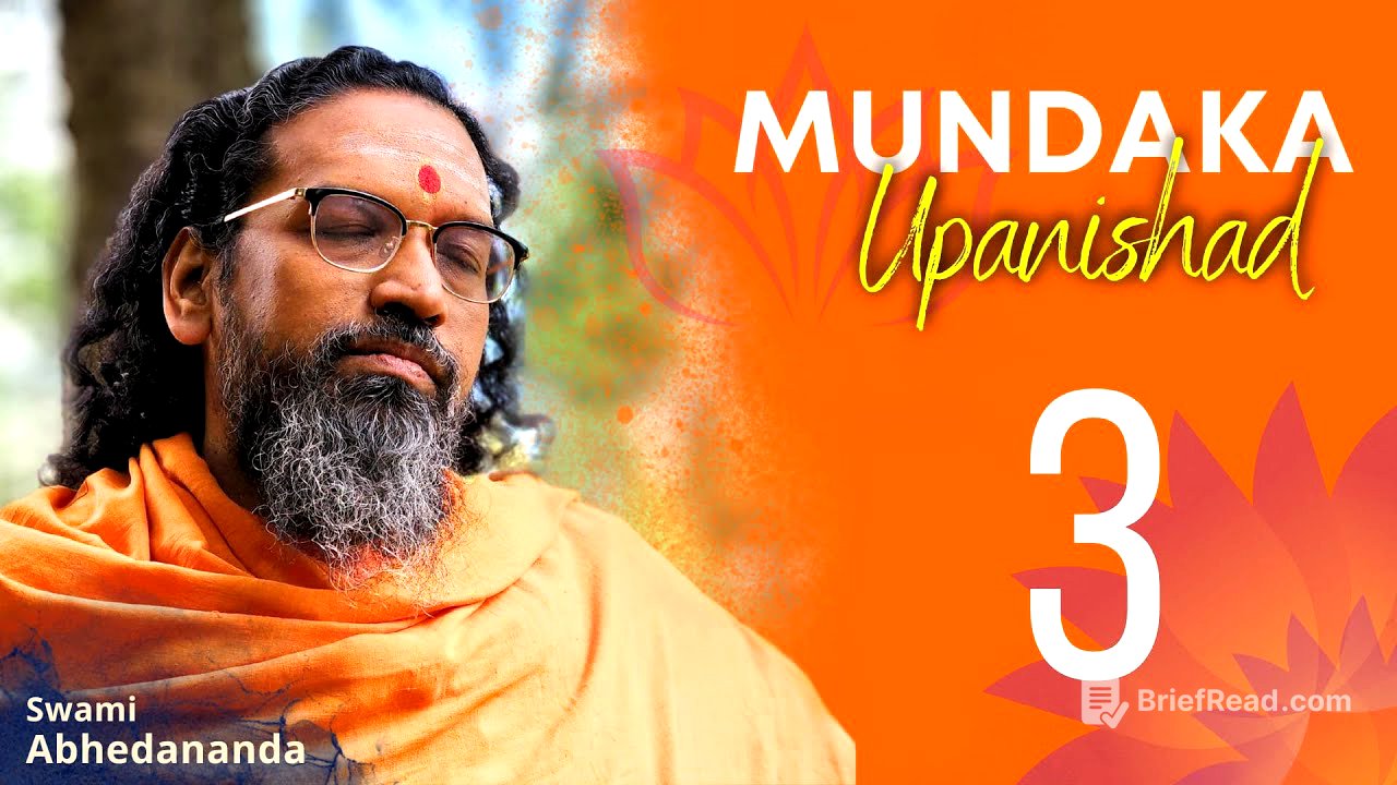 Mundaka Upanishad | Day 3 | #Knowledge with Swami Abhedananda | Introduction P3 & Shanti Mantra P1