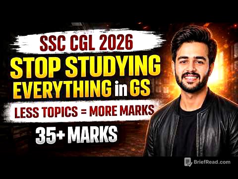 The Only Hack To Score 35+ Marks in GK/GS In SSC CGL 2026 | Most Important Topics