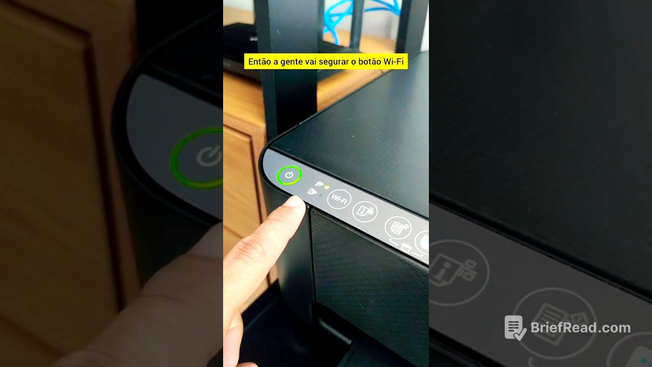 WI-FI IMPRESSORA EPSON L3250 COMO CONECTAR e IMPRIMIR pelo CELULAR #epsonl3250 #epson