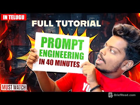 🔥 Prompt Engineering Complete Tutorial in Telugu | LLMs, Real-Time Examples | By @tech.boy.deepak
