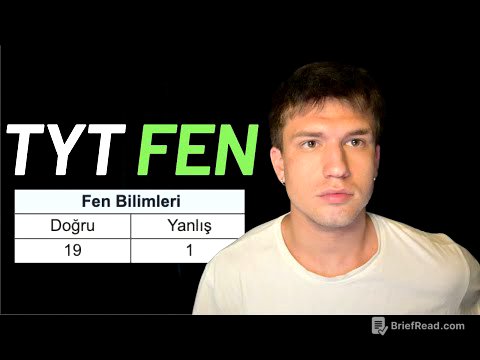 TYT FEN NASIL ÇALIŞILIR? Fizik Kimya Biyoloji Taktikleri