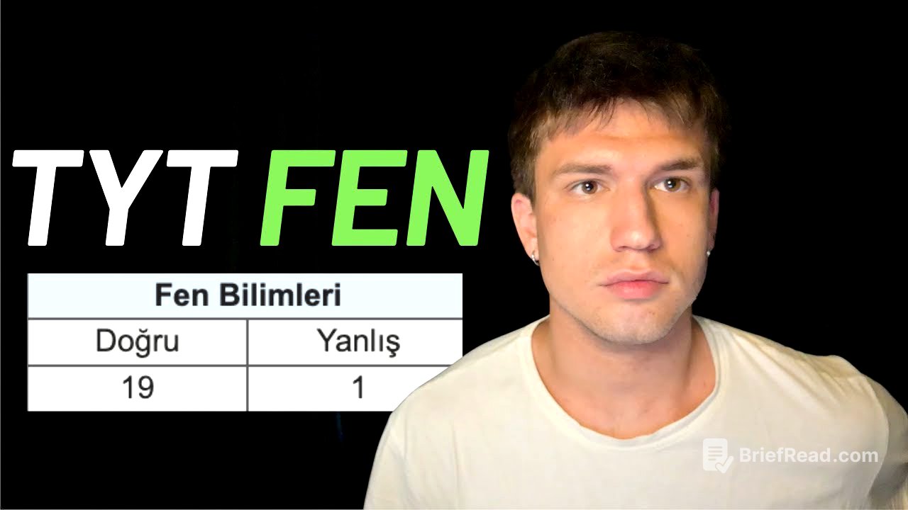 TYT FEN NASIL ÇALIŞILIR? Fizik Kimya Biyoloji Taktikleri