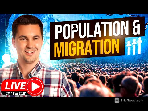 AP Human Geography Unit 2 Live Review! [Population and Migration Patterns and Processes]