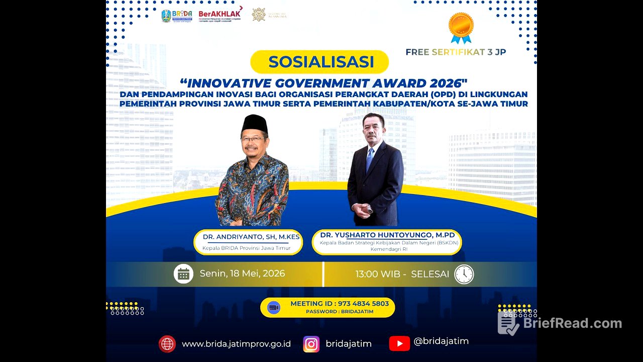 Sosialisasi Innovative Government Award 2026