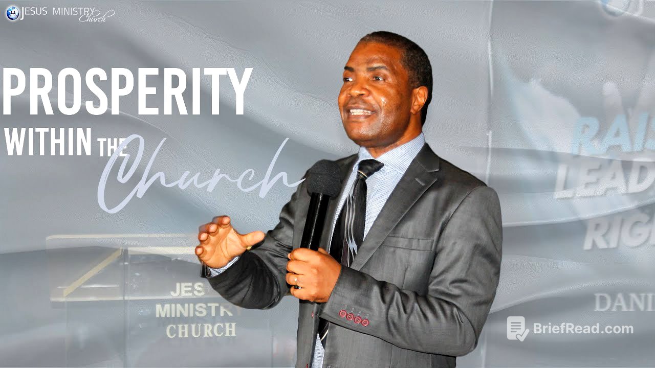 PROSPERITY WITHIN THE CHURCH | APOSTLE MAX NGOIE