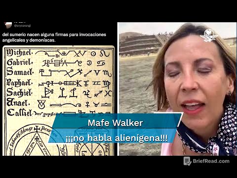 Desmienten a Mafe Walker: la "medium" no habla alienígena, usa frases de una lengua muerta