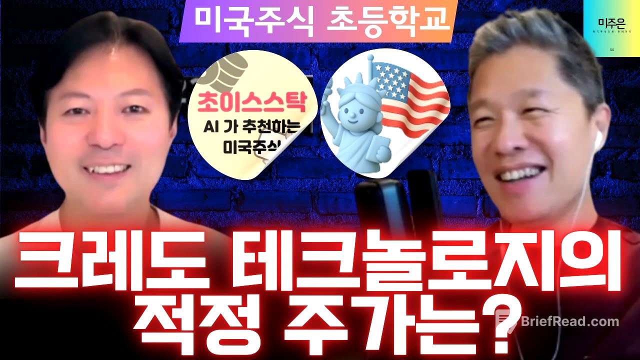 [미국주식 초등학교] 크레도 테크놀로지의 적정 주가는? / 성장주 밸류에이션 이렇게 측정합니다!