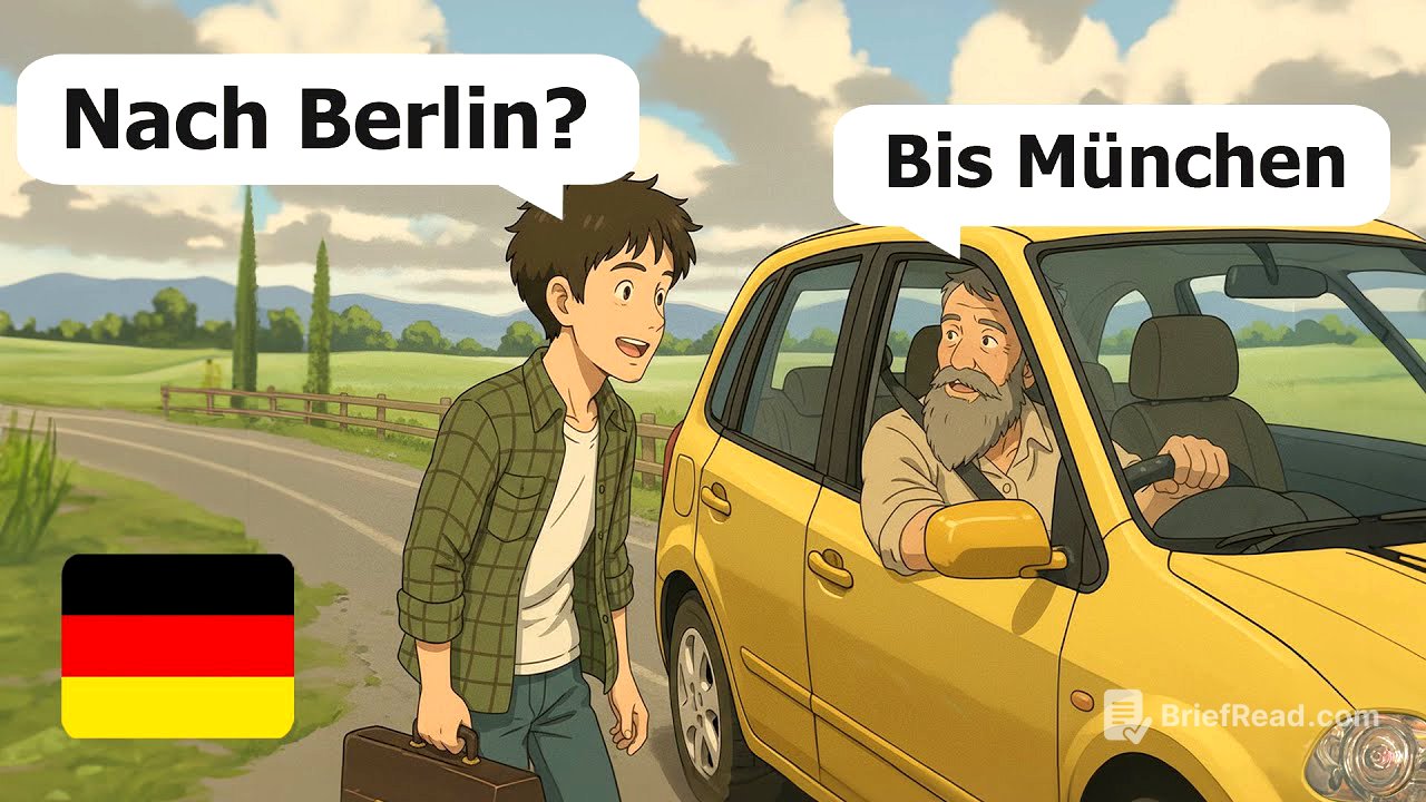Learn German through Dialogues (A1-A2): 10 Simple Conversations on the Road