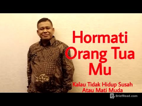 HORMATI ORANG TUAMU KALAU TIDAK HIDUPMU AKAN SUSAH DAN MATI MUDA  -  PETER GUNTUR