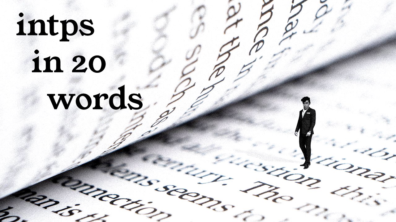 INTPs in 20 Words