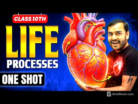 Life Processes class 10 science biology || Complete CHAPTER IN ONE SHOT || NCERT Covered ||