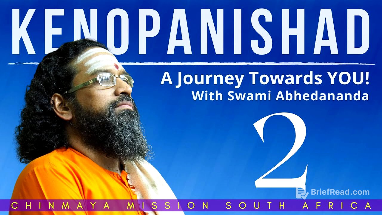 Pramaan Vichaar | Kenopanishad | Day 2 | Talks by Swami Abhedananda