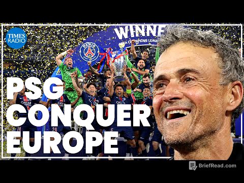 PSG finally complete their ultimate goal by winning the UEFA Champions League win | The Game