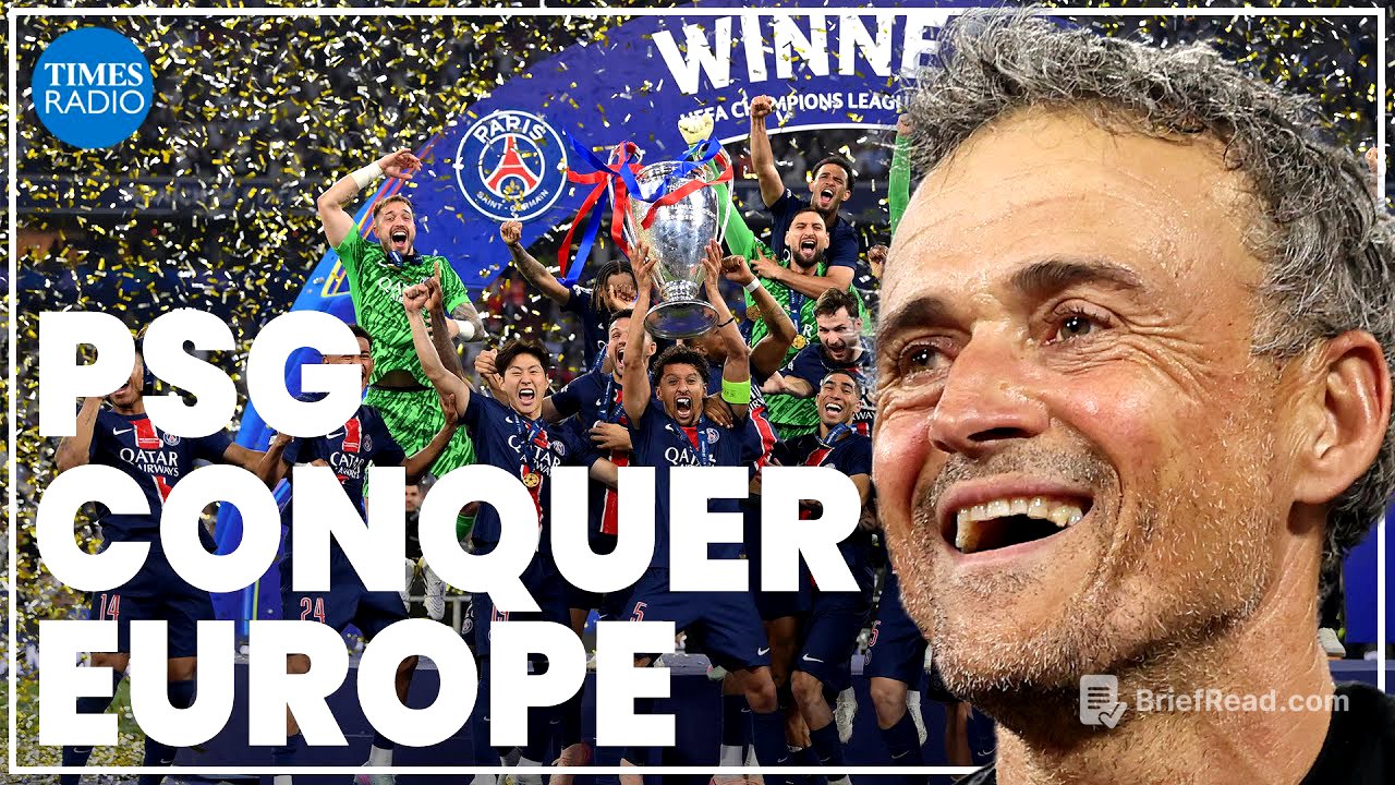 PSG finally complete their ultimate goal by winning the UEFA Champions League win | The Game