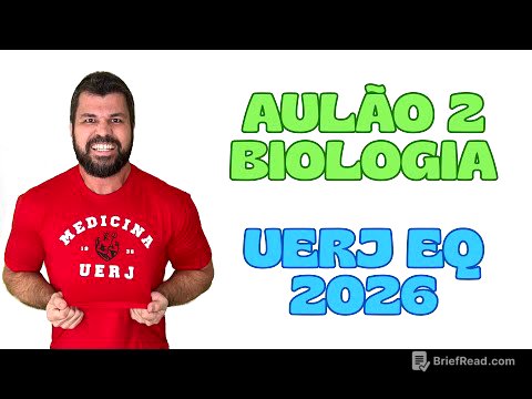 AULÃO GRATUITO UERJ EQ 2026 - BIOLOGIA - AULÃO 2 - Assuntos que mais caem no vestibular da UERJ