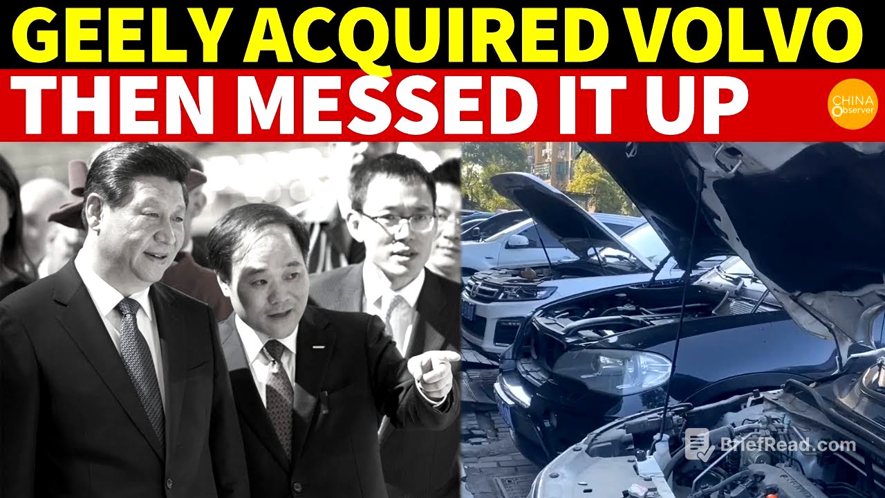 Geely Acquired Volvo, Then Messed It Up—15 Years Later, Both Are Finished
