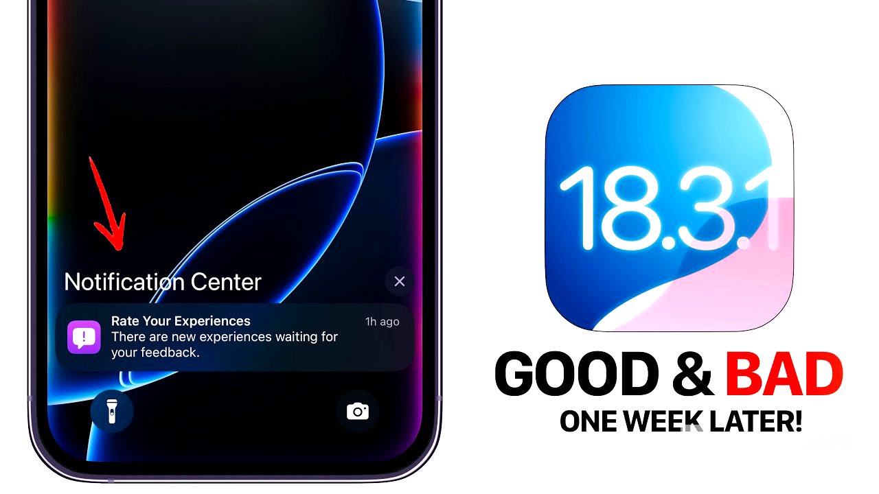 iOS 18.3.1 - Good News and Bad News!