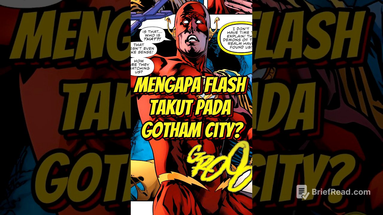 MENGAPA FLASH TAKUT PADA GOTHAM CITY?