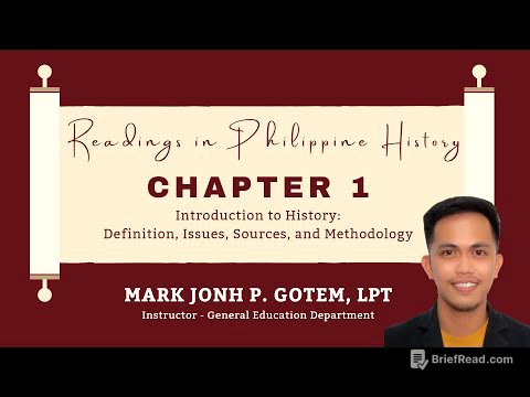 RPH, Chapter 1: Introduction to History Part 1