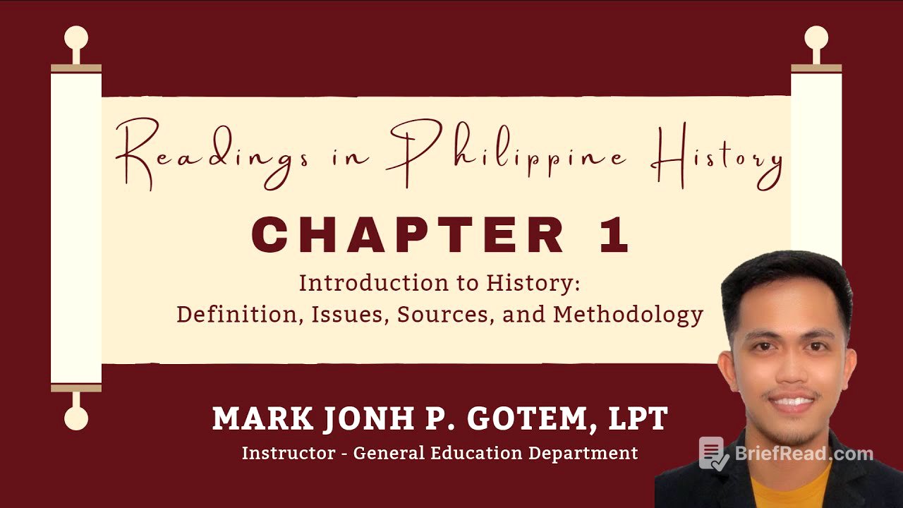 RPH, Chapter 1: Introduction to History Part 1