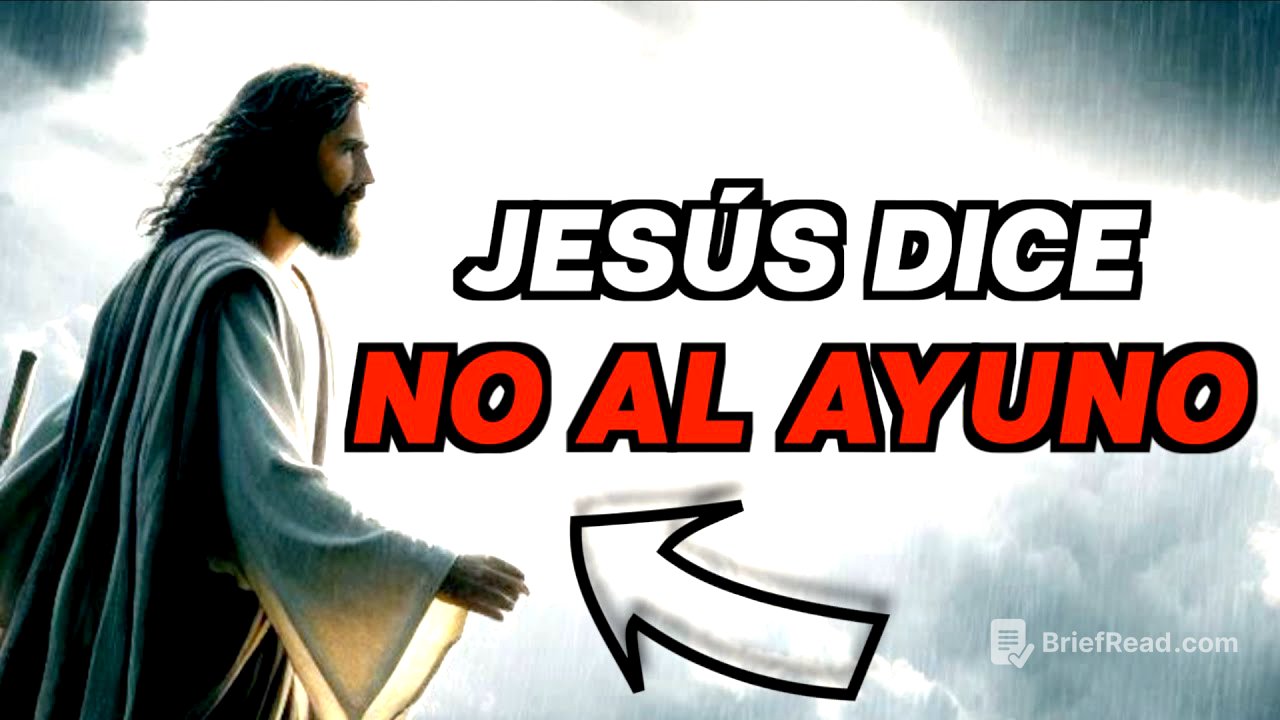 Jesús PROHÍBE el AYUNO