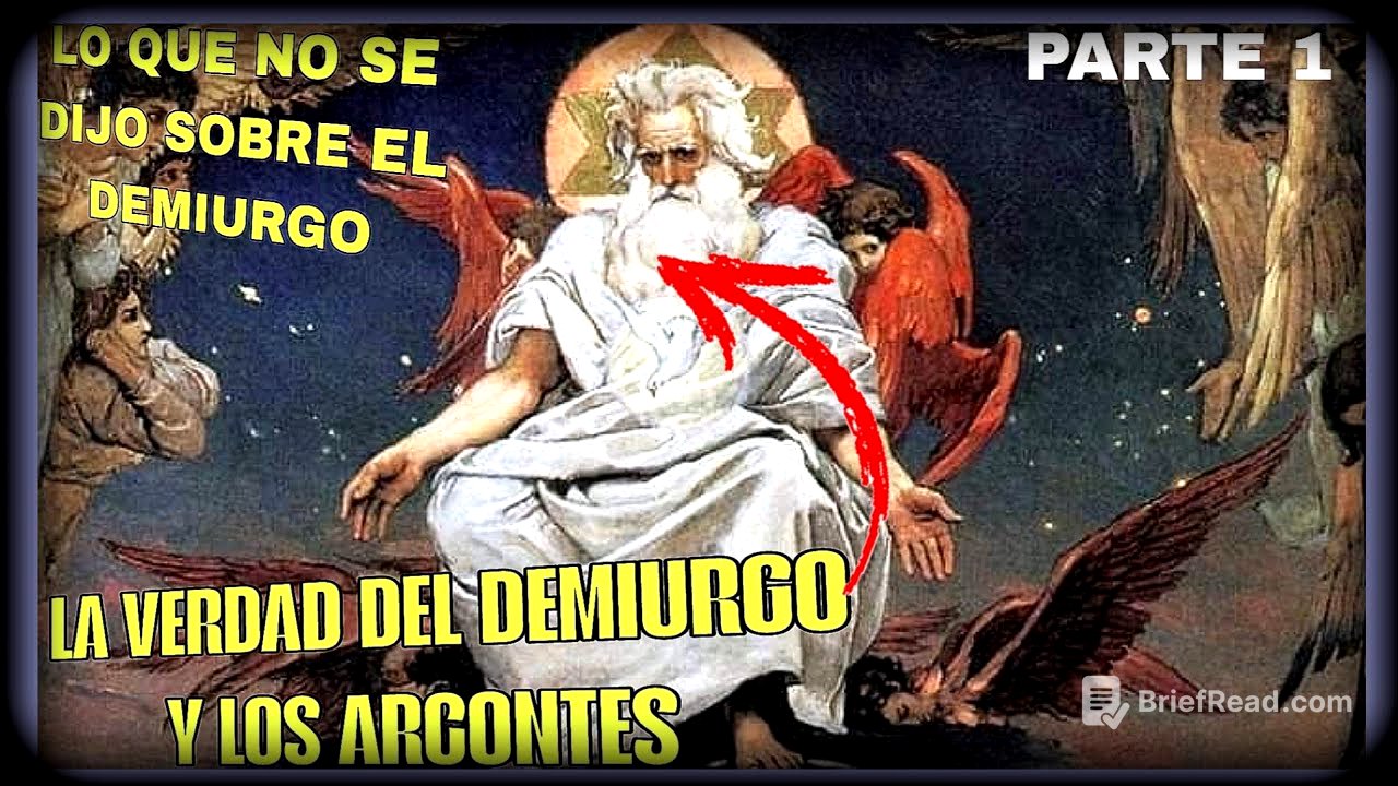 La VERDAD Del DEMIURGO Y los ARCONTES