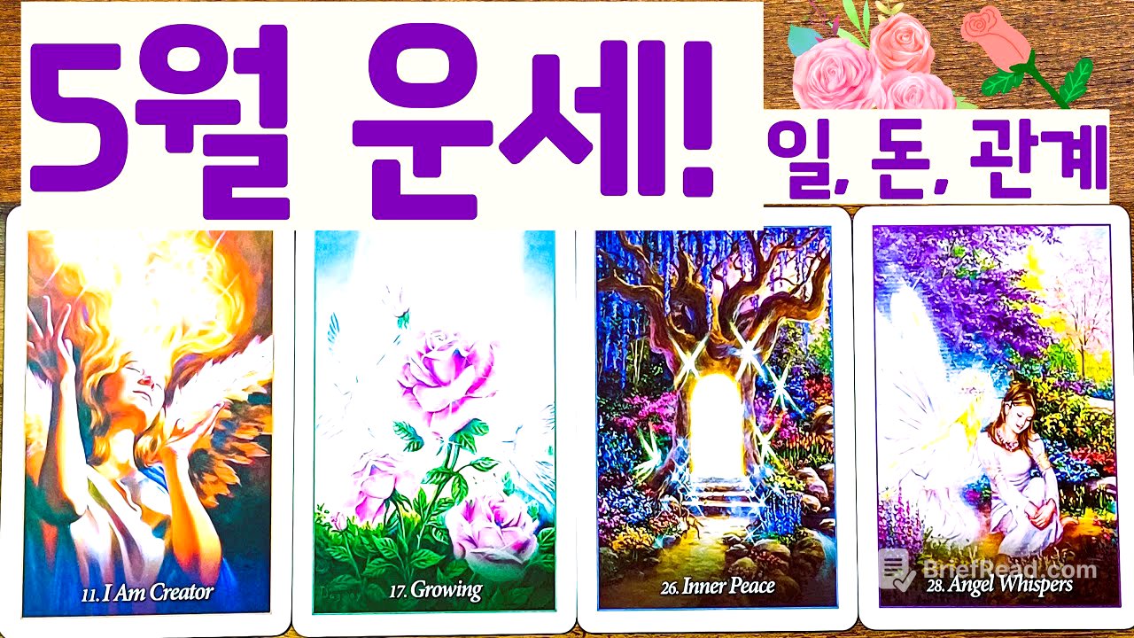 🌈✨[타로]✨  5월 운세 ! 일, 돈, 관계운!🌹🤍🪽