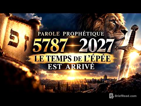 ⚔️ PAROLE PROPHÉTIQUE 5787 / 2026–2027 : LE TEMPS DE L’ÉPÉE EST ARRIVÉ