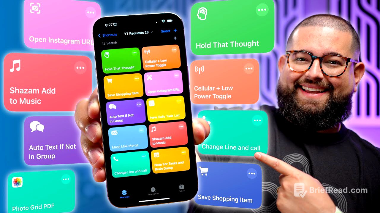10 iPhone Shortcuts You NEED - Shazam to Playlist, Photos to PDF, Hold That Thought