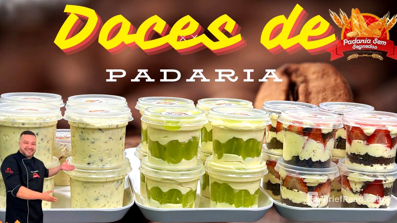 Aprenda a fazer os 3 doces mais vendidos nas padarias do Brasil