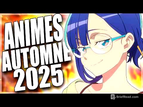 LES ANIMÉS DE L'AUTOMNE 2025 A NE PAS MANQUER