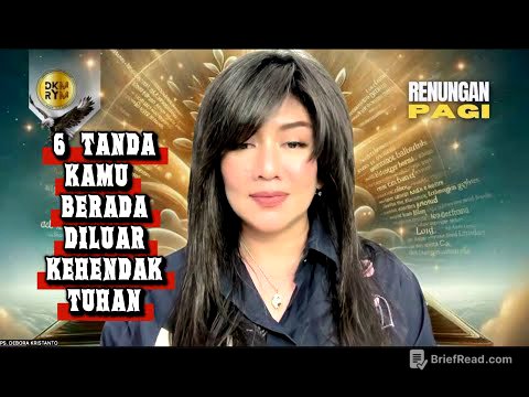 6 TANDA KAMU KELUAR DARI KEHENDAK TUHAN | PS. DEBORA KRISTANTO | RENUNGAN PAGI