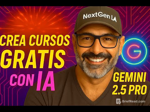 💥 ¡ADIÓS Cursos Caros! Crea los TUYOS GRATIS con Gemini 2.5 Pro (Google AI Studio)