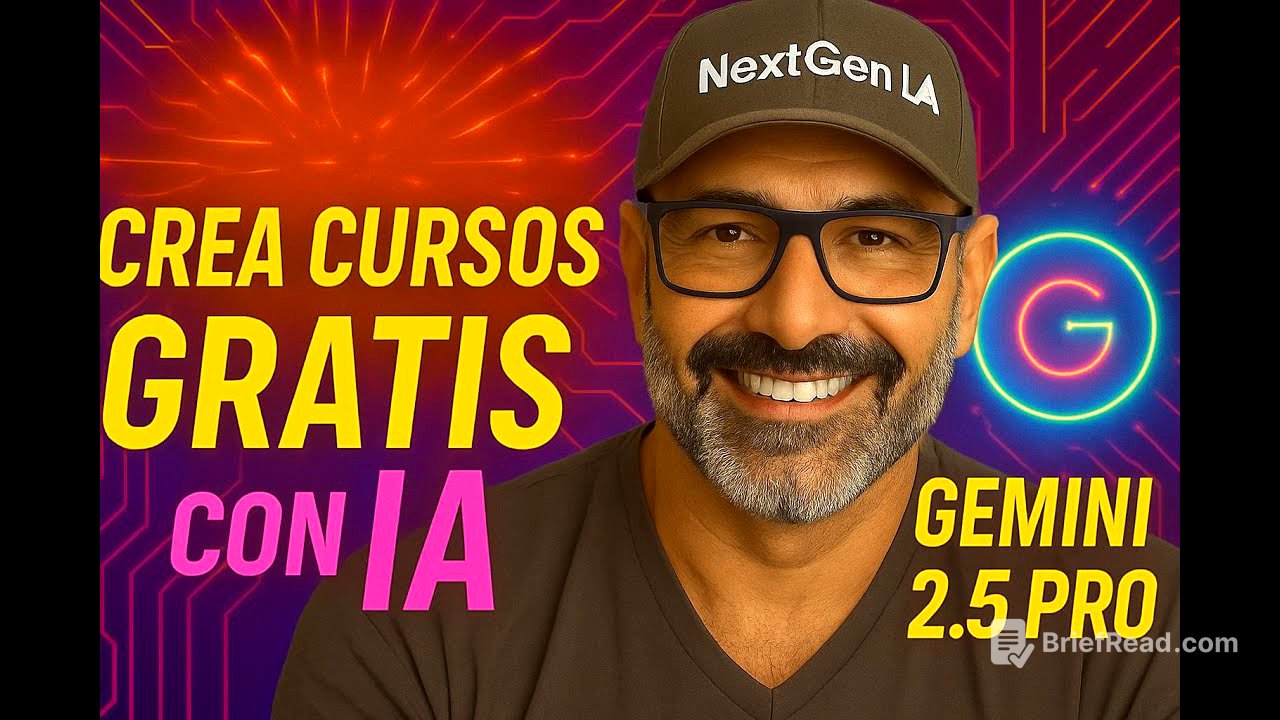 💥 ¡ADIÓS Cursos Caros! Crea los TUYOS GRATIS con Gemini 2.5 Pro (Google AI Studio)
