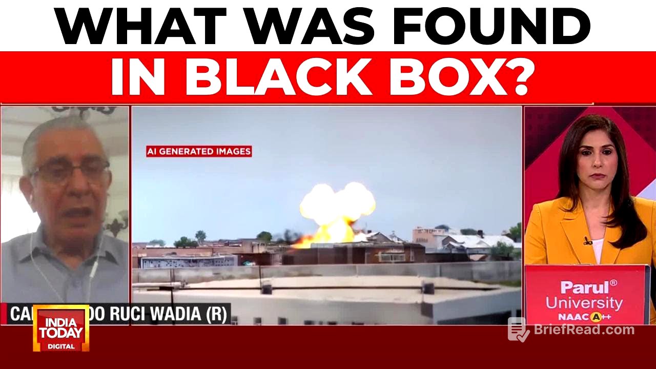 Ahmedabad Plane Crash: Experts Decode Pilot's Last Words And Details Of Black Box | India Today