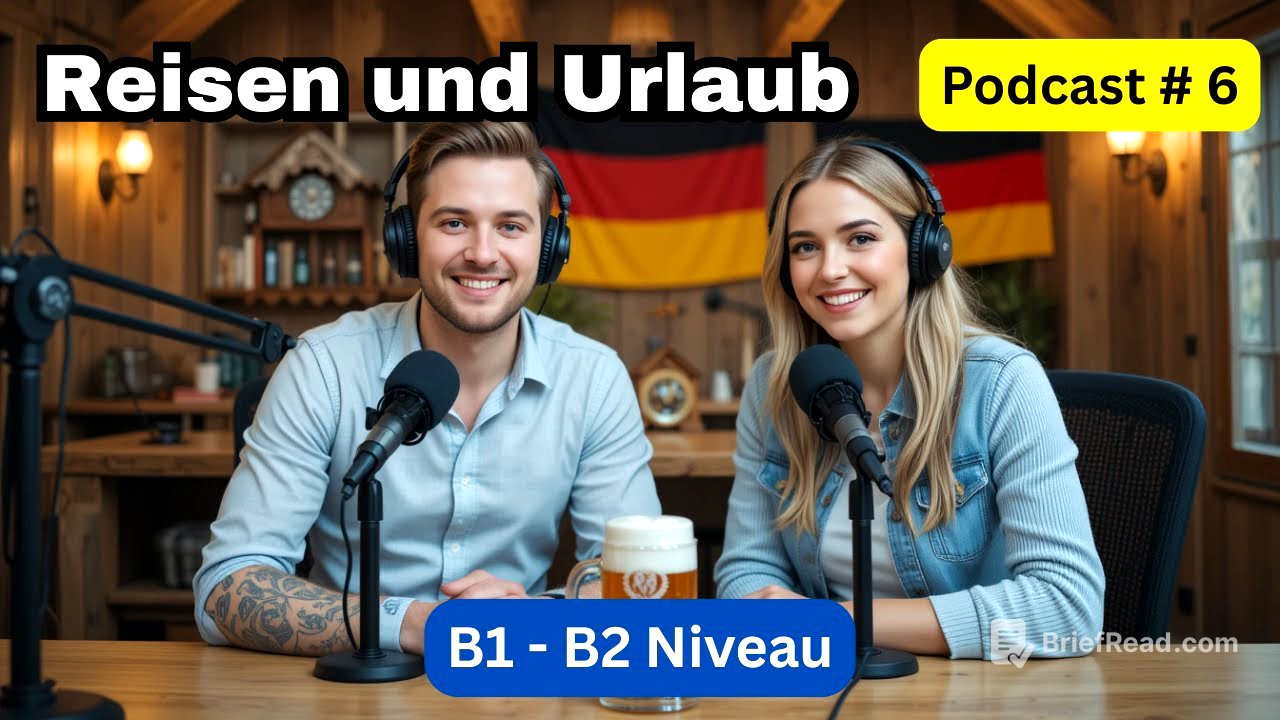 Podcast auf Deutsch Perfekt für B1-B2 Niveau | Reisen und Urlaub