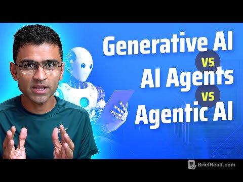 Generative ai vs AI agents vs Agentic AI