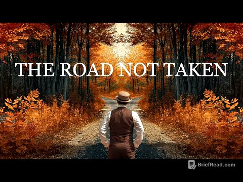 THE ROAD NOT TAKEN by Robert Frost (Powerful Poetry)