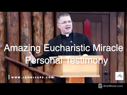 Fr.Chris Alar...!!!! BEST VIDEO HE DID!!!!   ON A EUCHARISTIC MIRACLE PERSONAL TESTIMONY!!!!