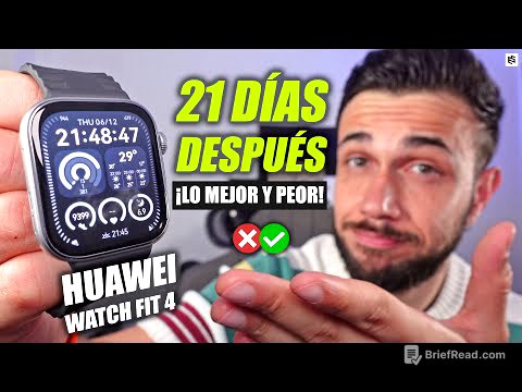 Es MUY TOP!🔥HUAWEI WATCH FIT 4 REVIEW tras 21 DÍAS de USO