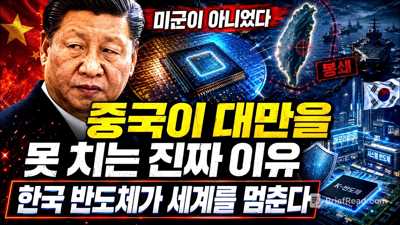 중국이 대만을 못 치는 진짜 이유…한국 반도체가 세계를 멈춘다
