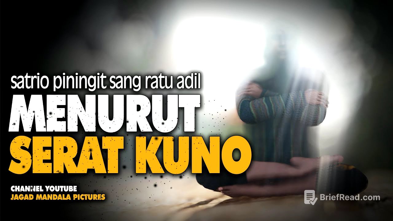 SATRIO PININGIT RATU ADIL MENURUT 3 NASKAH TUA (TERKAIT 2024?)