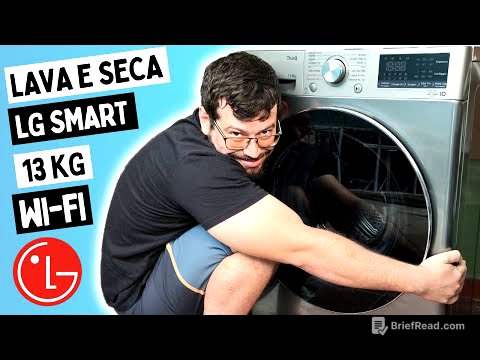 Lava e Seca Smart LG VC4 13kg com Wifi