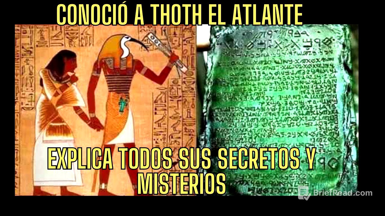 EL MAESTRO ESPIRITUAL QUE LO EXPLICA TODO SOBRE THOTH EL ATLANTE