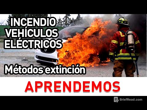🔥🔋🔥 INCENDIO en VEHÍCULOS ELÉCTRICOS -  Métodos de extinción 🔥🔋🔥