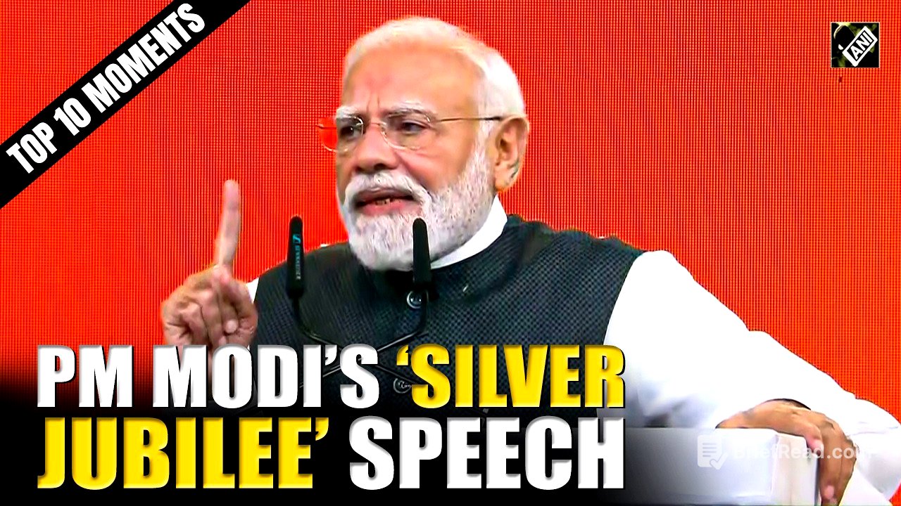 From 1st oath to vision for Viksit Bharat 2047, top 10 moments from PM Modi ‘silver jubilee’ speech